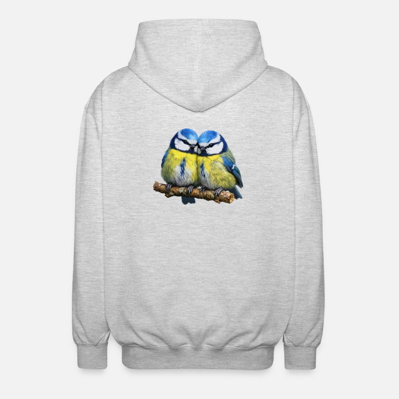 Two Blue - Unisex Hooded Jacket - light heather grey