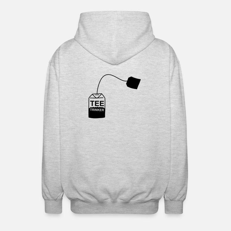 Tee_Kaffee_Earl_Grey_Teetrinker_Teesorten - Unisex Kapuzenjacke - Hellgrau meliert