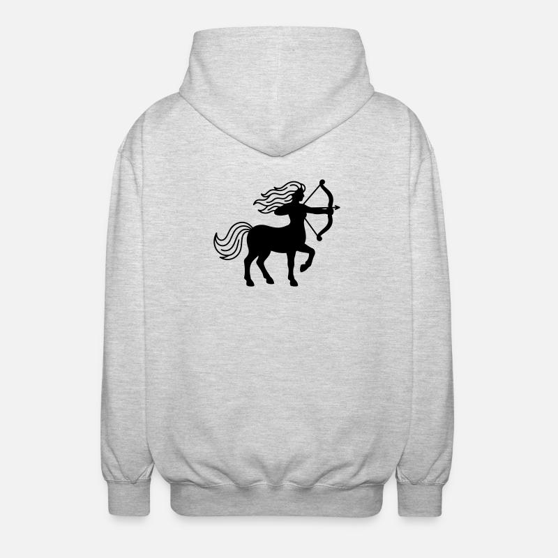 centaur - Unisex Hooded Jacket - light heather grey