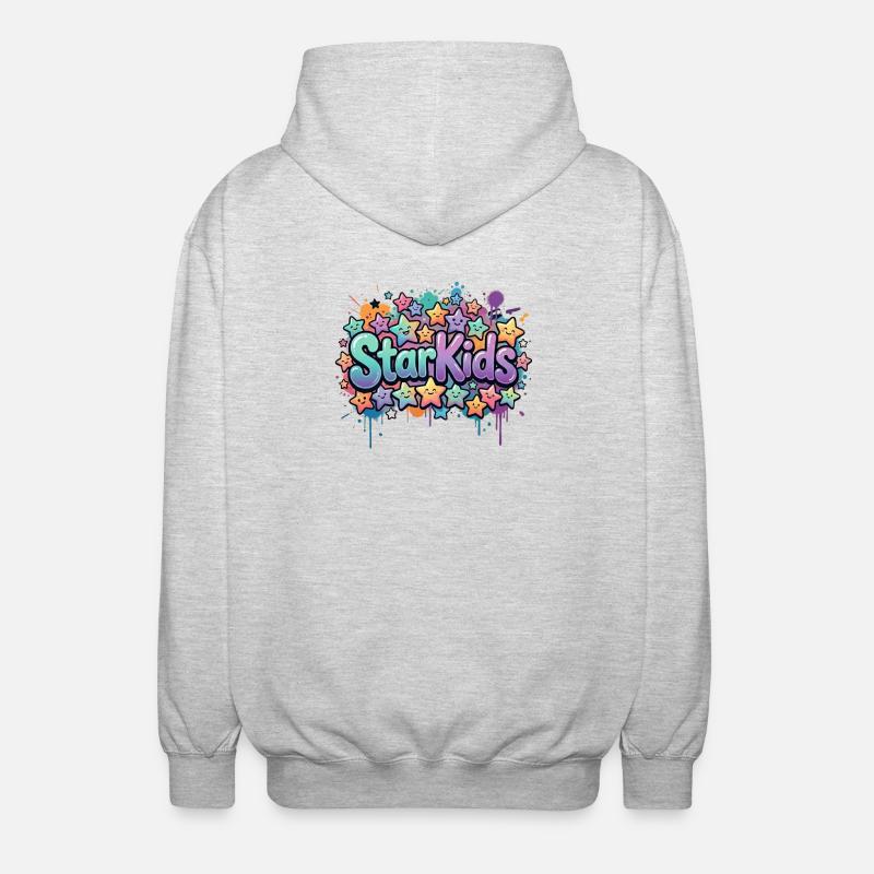 StarKids - Veste à capuche unisexe - gris clair chiné