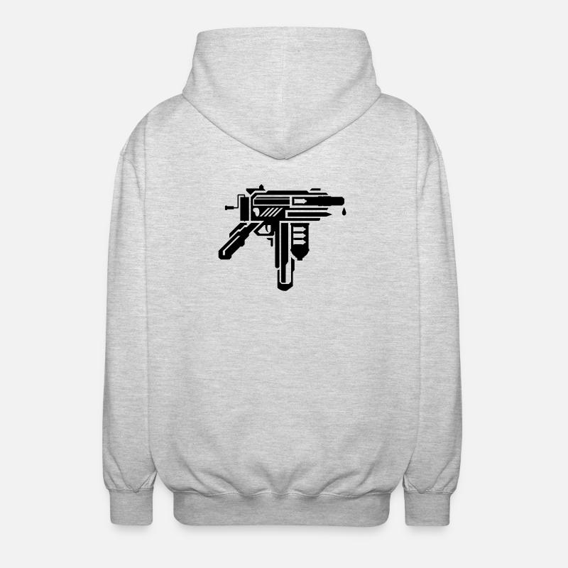 creative weapons all in one - Unisex Hooded Jacket - light heather grey
