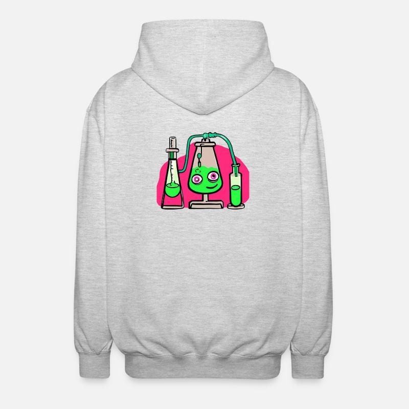 Wissenschaft Studium - Unisex Kapuzenjacke - Hellgrau meliert
