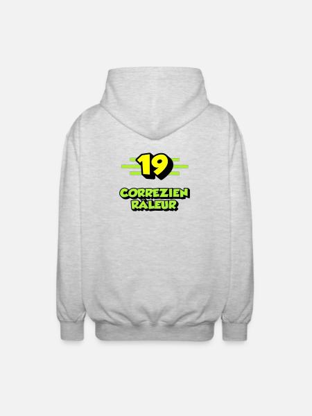 Complaining Correzien - Unisex Hooded Jacket - light heather grey