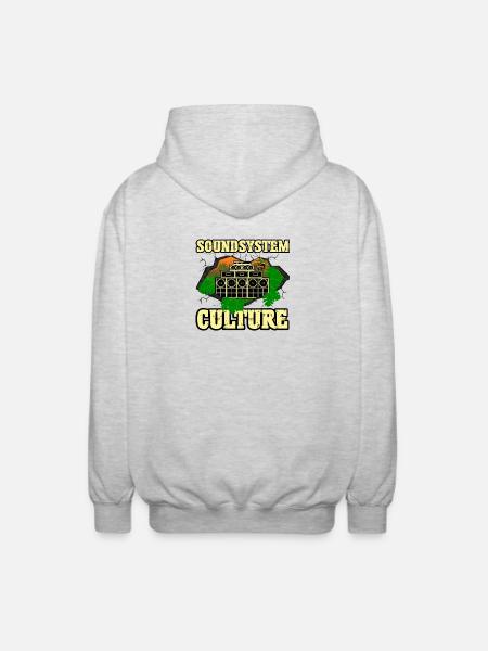 Soundsystem Culture - Unisex Hooded Jacket - light heather grey