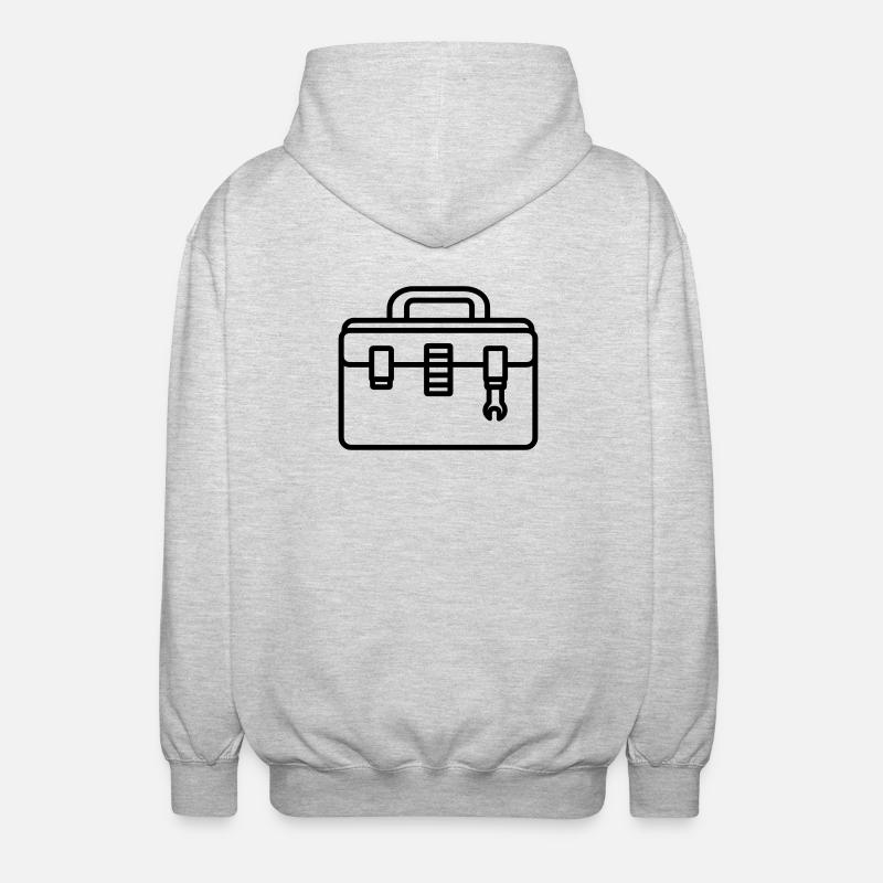 Toolbox - Unisex Hooded Jacket - light heather grey