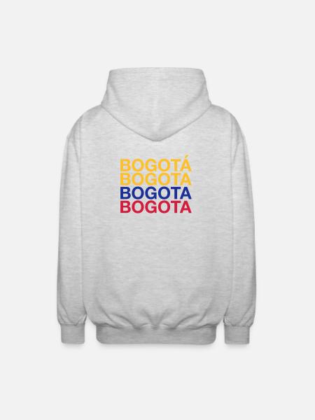 BOGOTA Colombia Kolumbien - Unisex Hooded Jacket - light heather grey