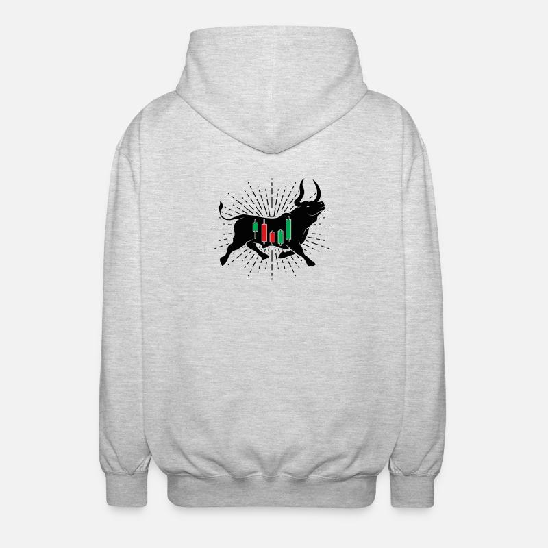 Actions Bulle - Veste à capuche unisexe - gris clair chiné