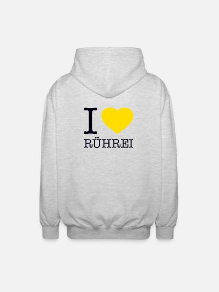 I love scrambled eggs - Unisex Hooded Jacket - light heather grey