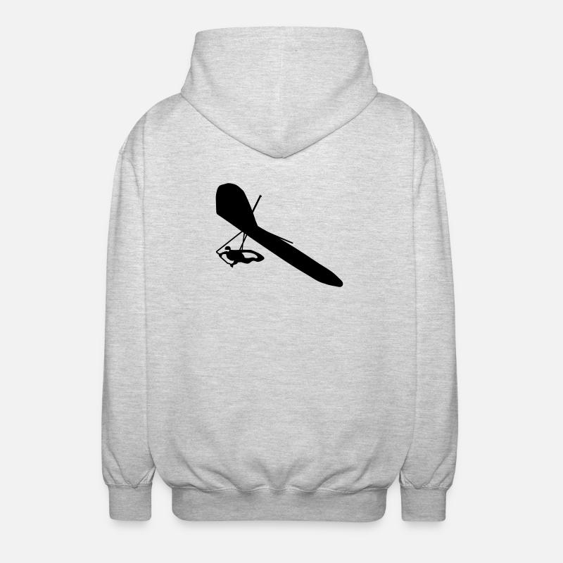 Deltaplane - Veste à capuche unisexe - gris clair chiné