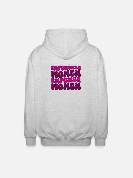 Empowered Women Empower Women Feminist - Unisex Hooded Jacket - light heather grey