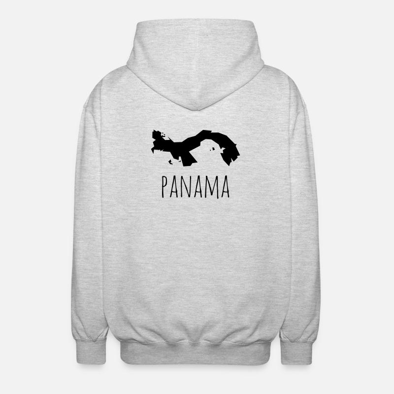 panama - Veste à capuche unisexe - gris clair chiné