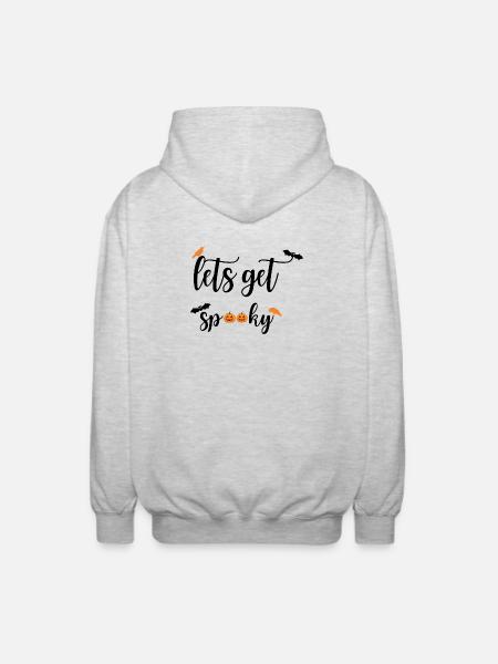 Helloween - Unisex Kapuzenjacke - Hellgrau meliert