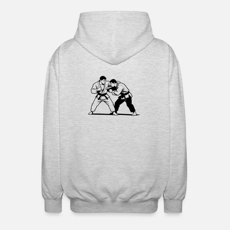 Sambo - Veste à capuche unisexe - gris clair chiné