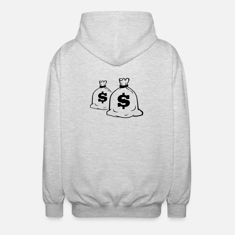 équipage - Veste à capuche unisexe - gris clair chiné