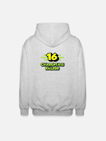 Complaining Charentais - Unisex Hooded Jacket - light heather grey