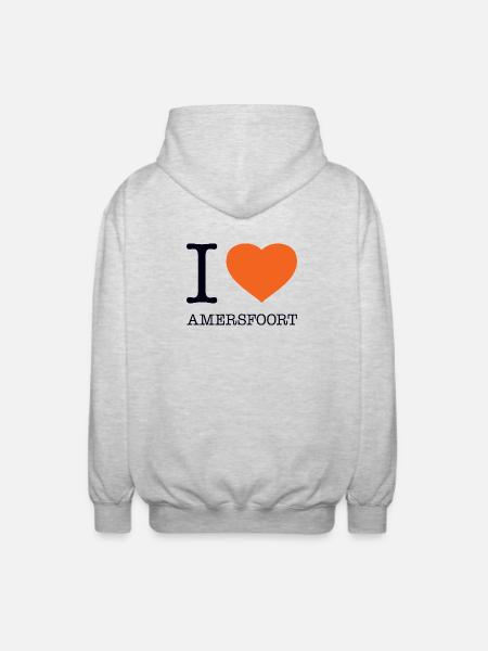 J’ADORE AMERSFOORT - Veste à capuche unisexe - gris clair chiné