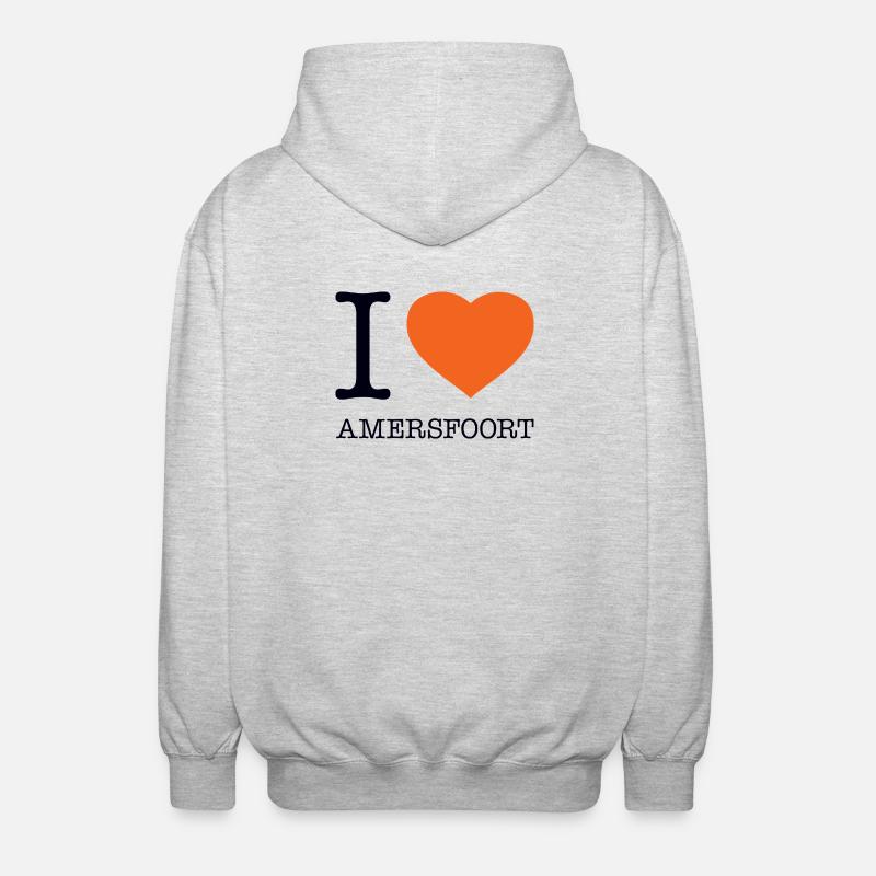J’ADORE AMERSFOORT - Veste à capuche unisexe - gris clair chiné