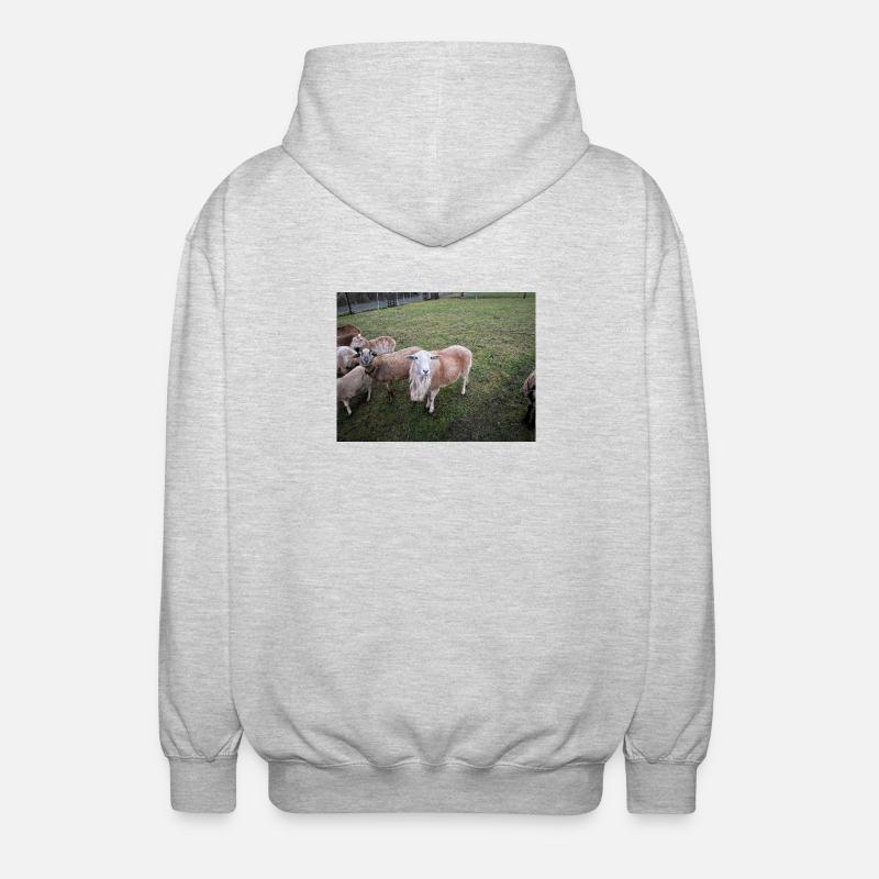 Bocki - Unisex Kapuzenjacke - Hellgrau meliert