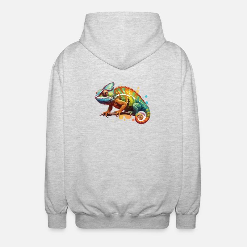 Cham_2 - Unisex Hooded Jacket - light heather grey