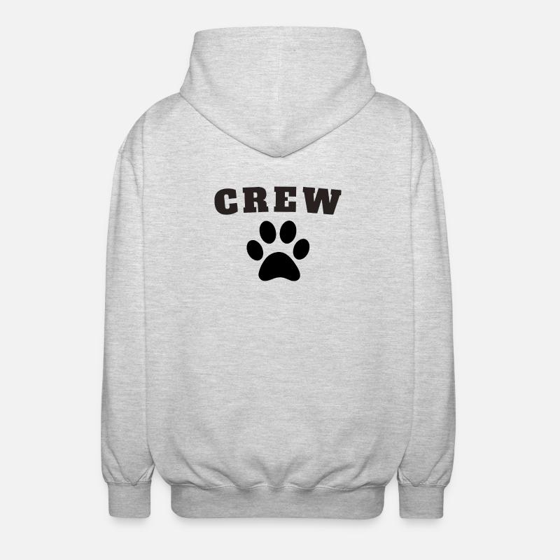 Chien d’équipage - Veste à capuche unisexe - gris clair chiné