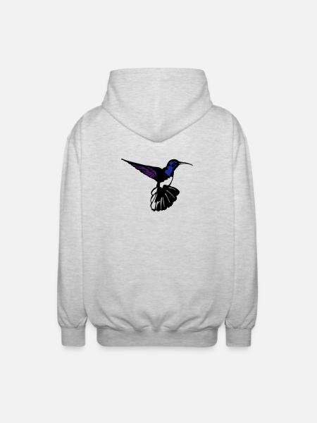 colibri - Unisex Hooded Jacket - light heather grey