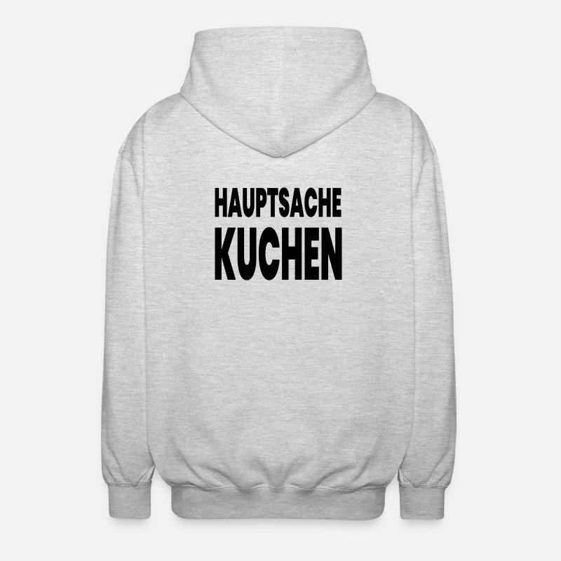 Cake - Unisex Hooded Jacket - light heather grey