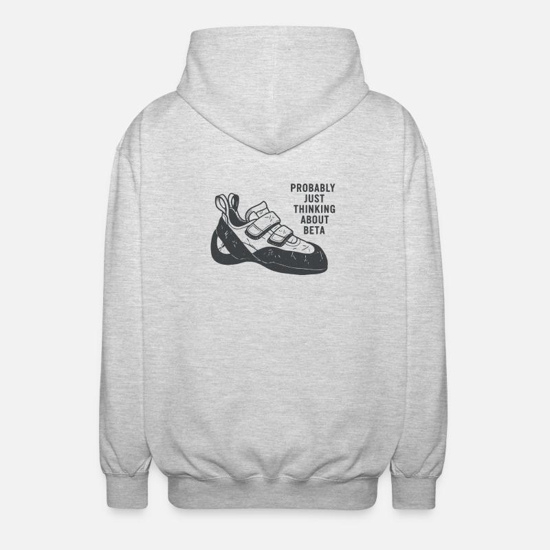 Beta Thought Sneaker Tee - Unisex Kapuzenjacke - Hellgrau meliert
