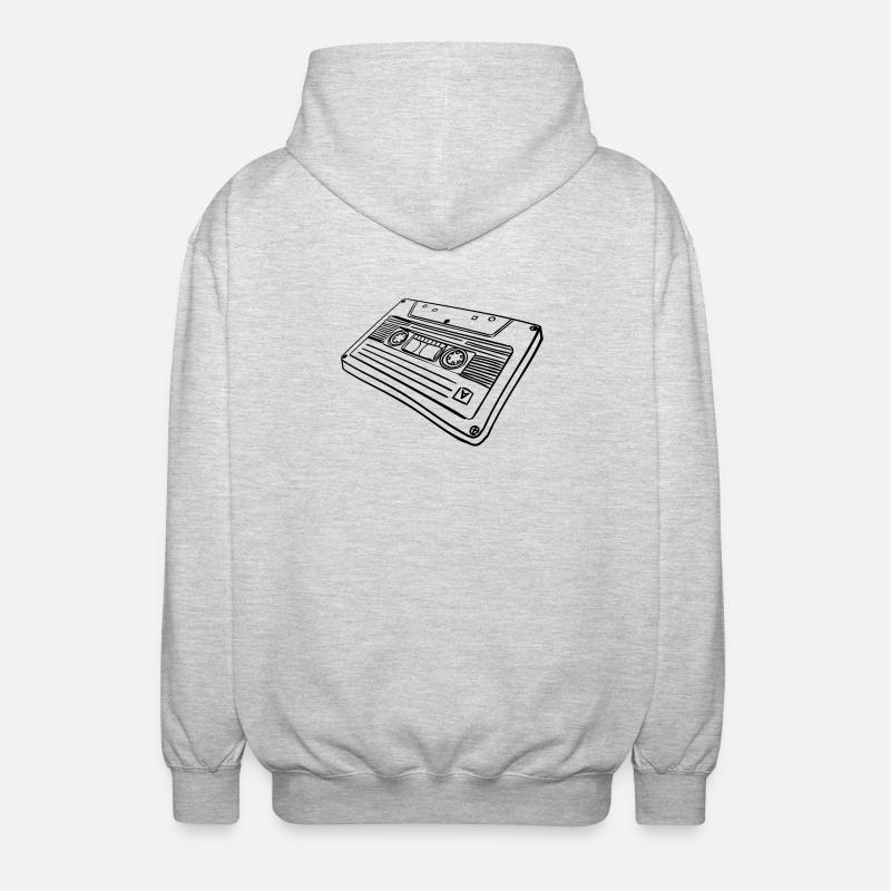 Cassette - Veste à capuche unisexe - gris clair chiné