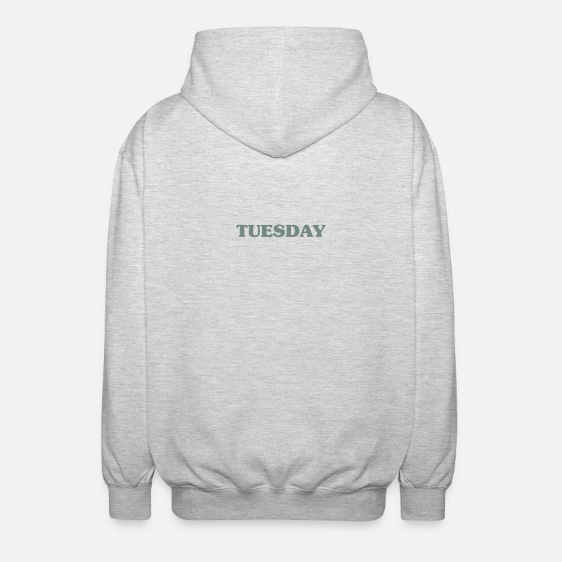 Tuesday - Unisex Hooded Jacket - light heather grey