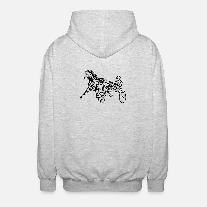 course - Veste à capuche unisexe - gris clair chiné