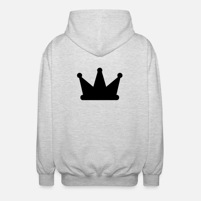 Crown - Unisex Hooded Jacket - light heather grey