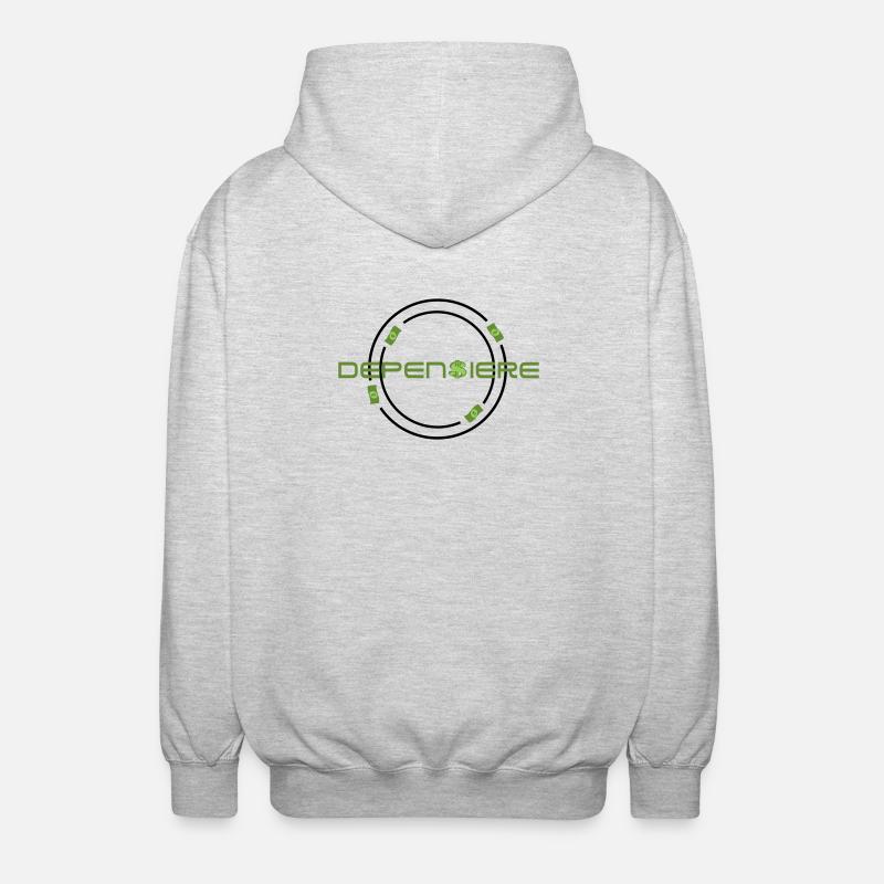 Spender - Unisex Kapuzenjacke - Hellgrau meliert