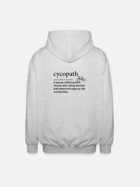 Noun Path Phonetic Print - Unisex Hooded Jacket - light heather grey