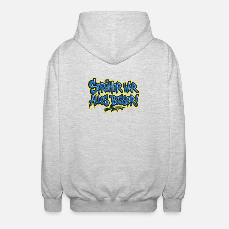 Sprayer was all better! 2 - Unisex Hooded Jacket - light heather grey