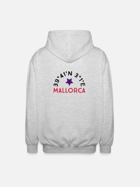 Mallorca - Unisex Hooded Jacket - light heather grey