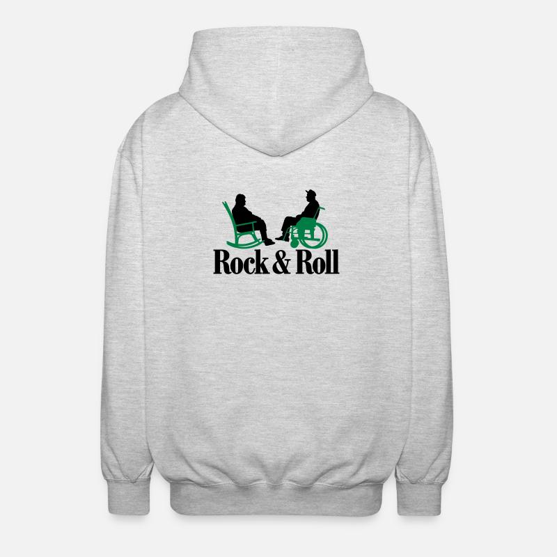 Rock n Roll 2clr New - Veste à capuche unisexe - gris clair chiné