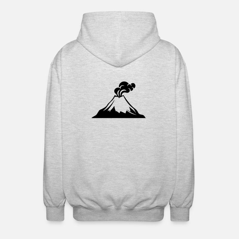 Vulkan - Unisex Kapuzenjacke - Hellgrau meliert