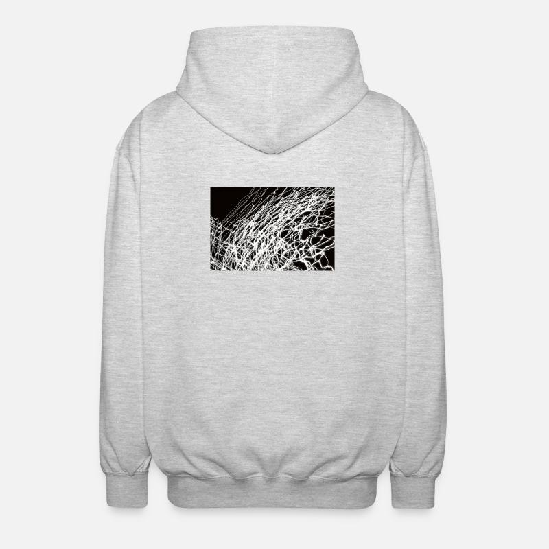 Lichtspiele 3 - Unisex Kapuzenjacke - Hellgrau meliert