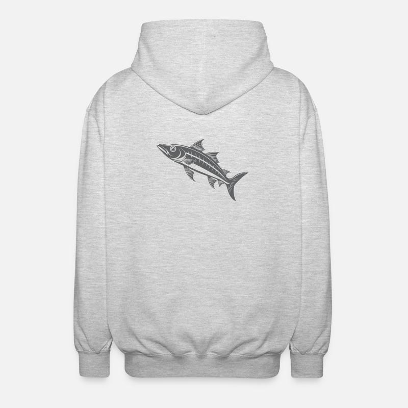 Barracuda - Unisex Kapuzenjacke - Hellgrau meliert