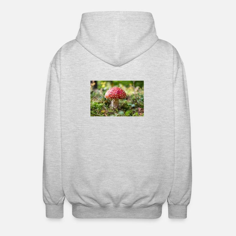 Toadstool - Unisex Hooded Jacket - light heather grey