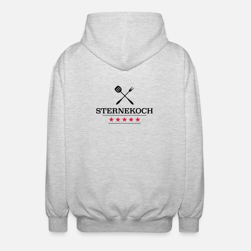 Cadeaux amusants pour le chef - Veste à capuche unisexe - gris clair chiné