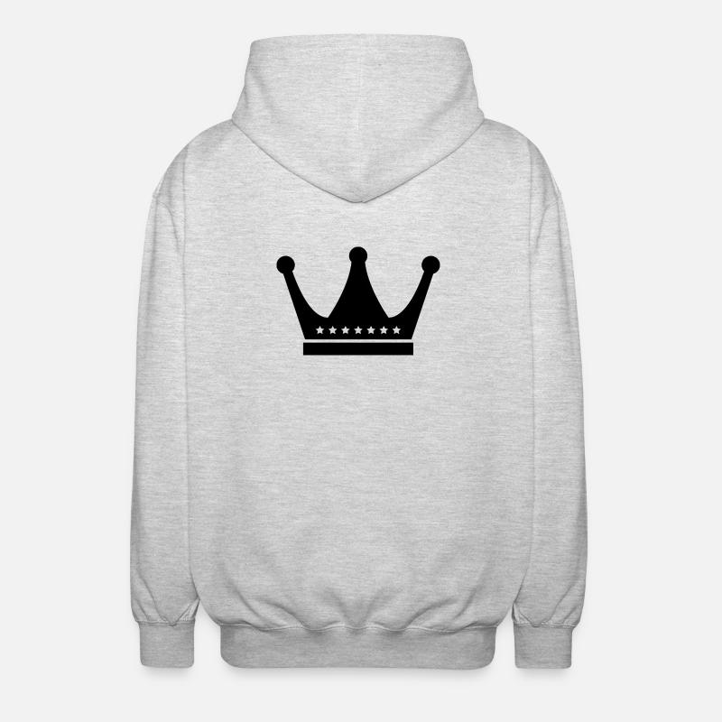 Crown - Unisex Hooded Jacket - light heather grey
