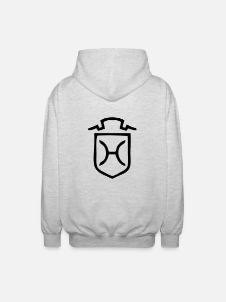 Holsteiner - Unisex Kapuzenjacke - Hellgrau meliert