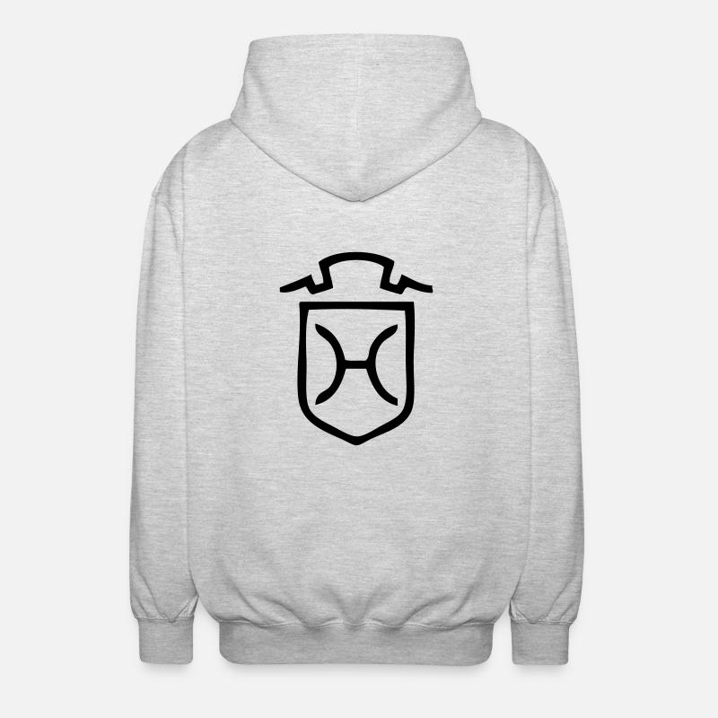 Holsteiner - Veste à capuche unisexe - gris clair chiné