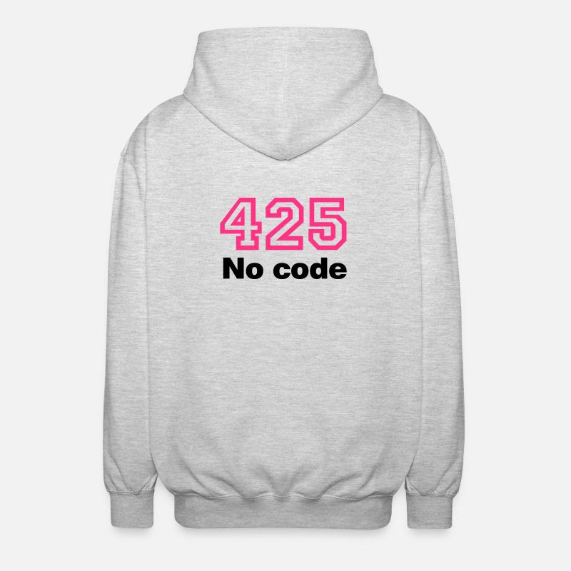 Error 425 No Code - Unisex Kapuzenjacke - Hellgrau meliert