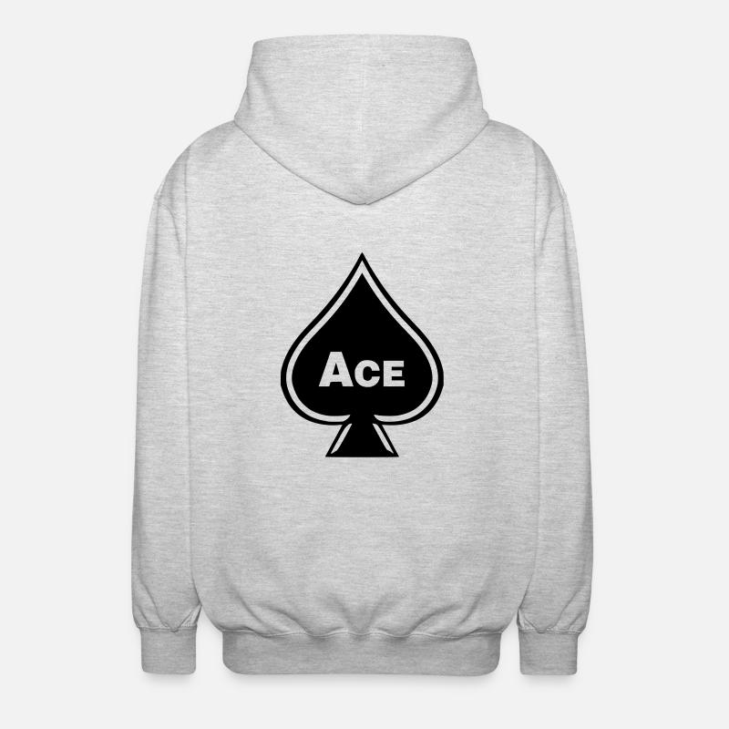 as - Veste à capuche unisexe - gris clair chiné