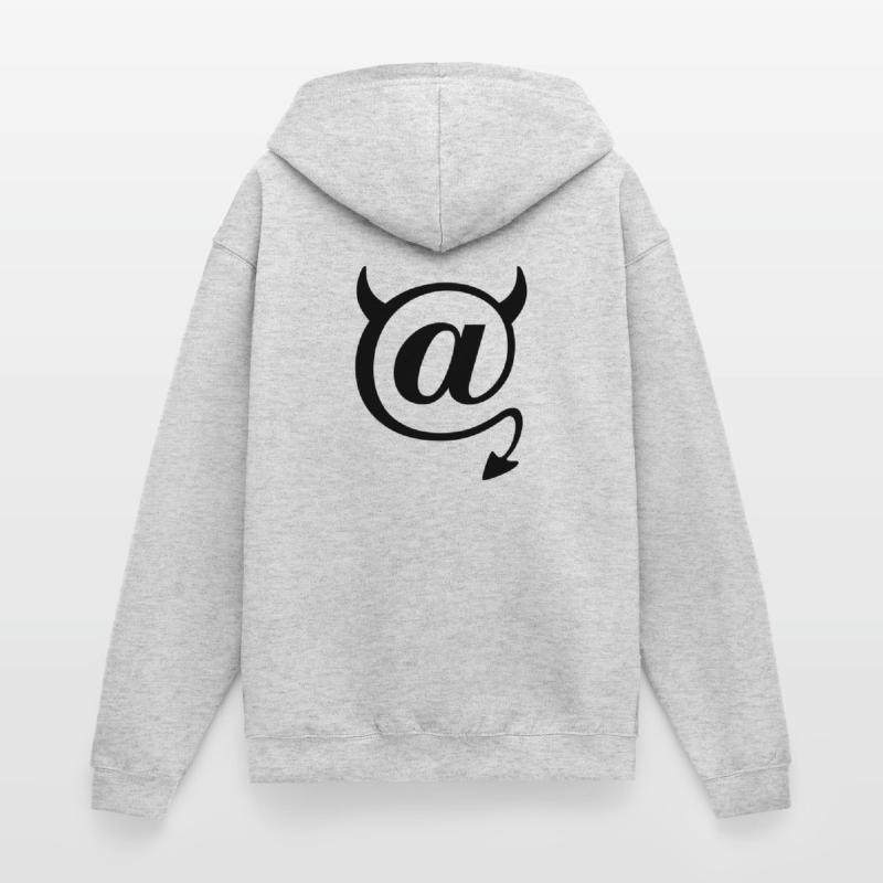 Devil @ Teufel Nerd Symbol Programmierer IT Unisex Hooded Jacket