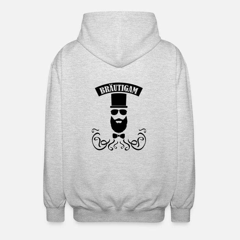 braeutigam - Unisex Kapuzenjacke - Hellgrau meliert