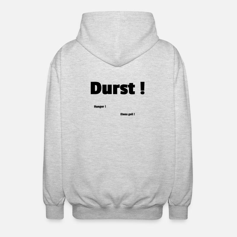 Durst - Unisex Kapuzenjacke - Hellgrau meliert