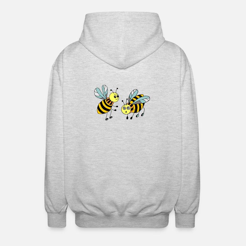 Insects - Unisex Hooded Jacket - light heather grey